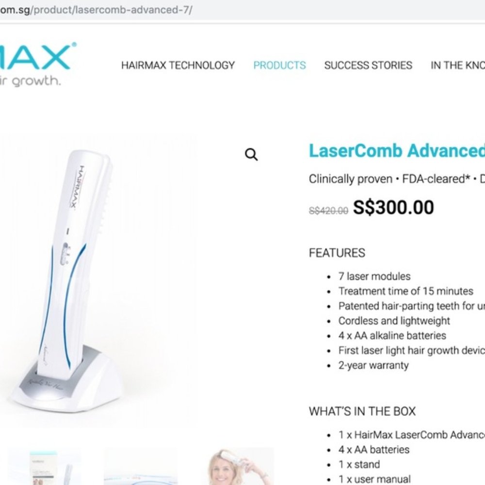 Base for Hairmax